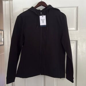 Men’s lightweight zip jacket, Penguin, Size M, Color Black, NWT